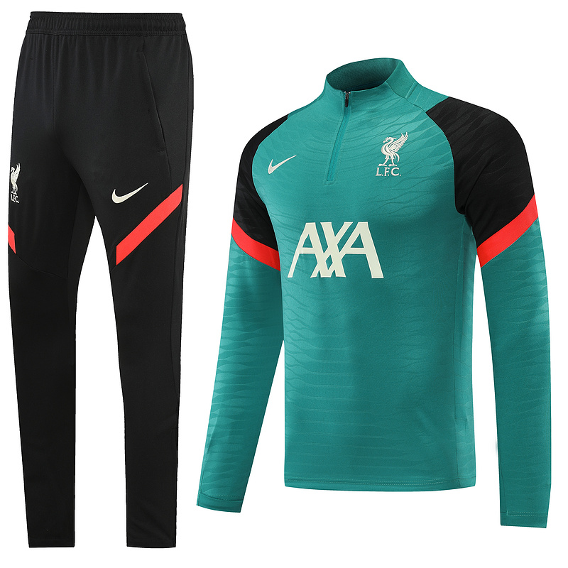 AAA Quality Liverpool 22/23 Tracksuit - Green/Black